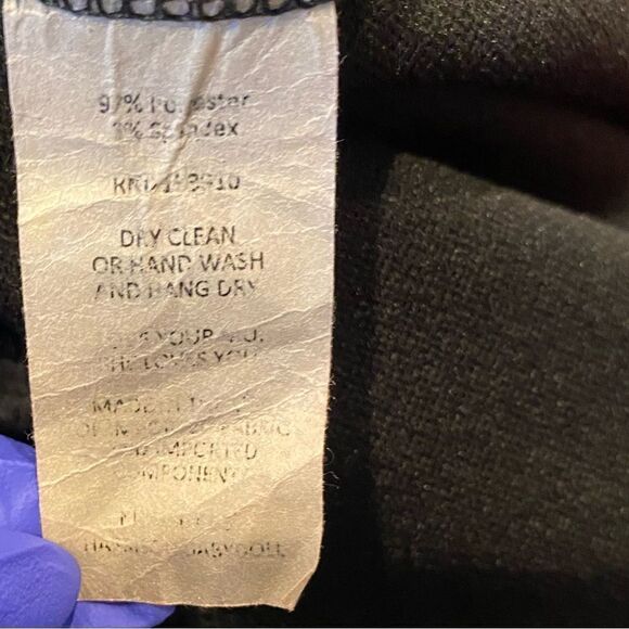 Show Me Your Mumu Black Peplum Long Sleeve Top Size Small - Picture 4 of 5